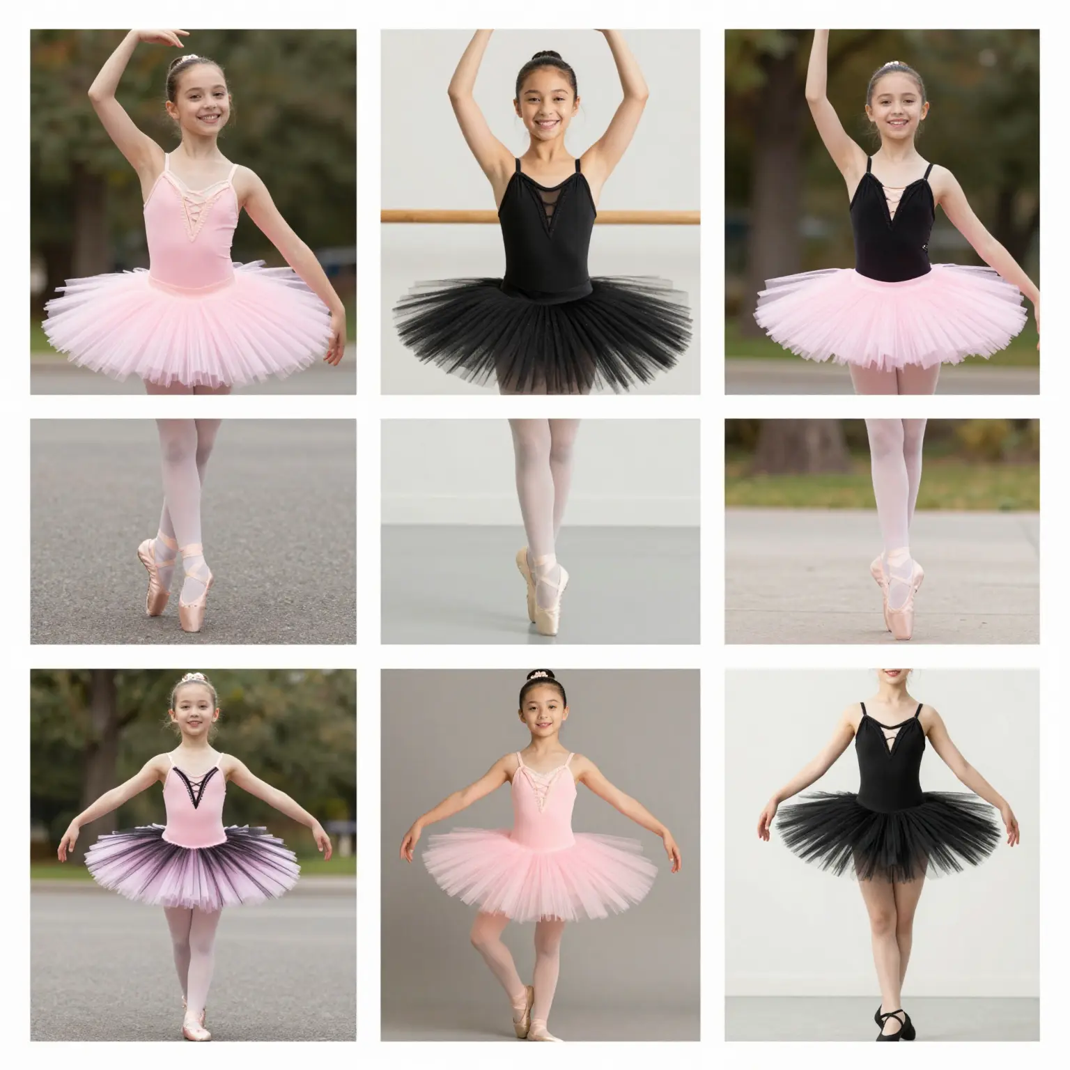 Happy Customers with Pink and Black Tutus